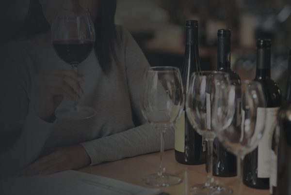 wine tasting in tasting room