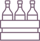 wine bottles icon
