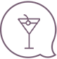 social media cocktail icon